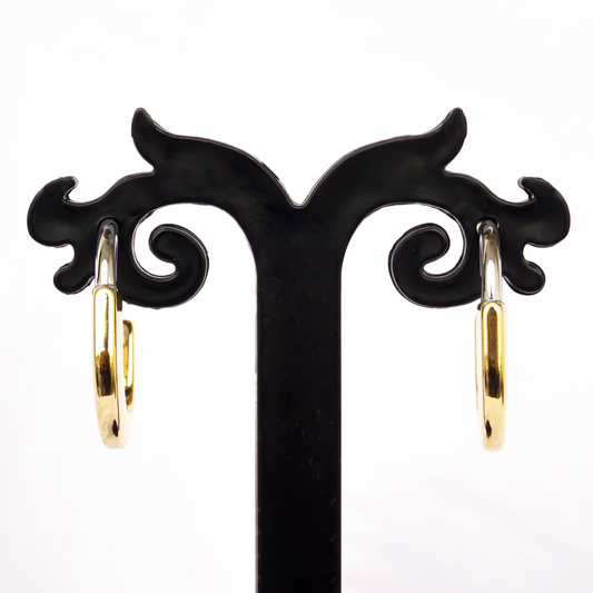 C Shape Drop Earrings