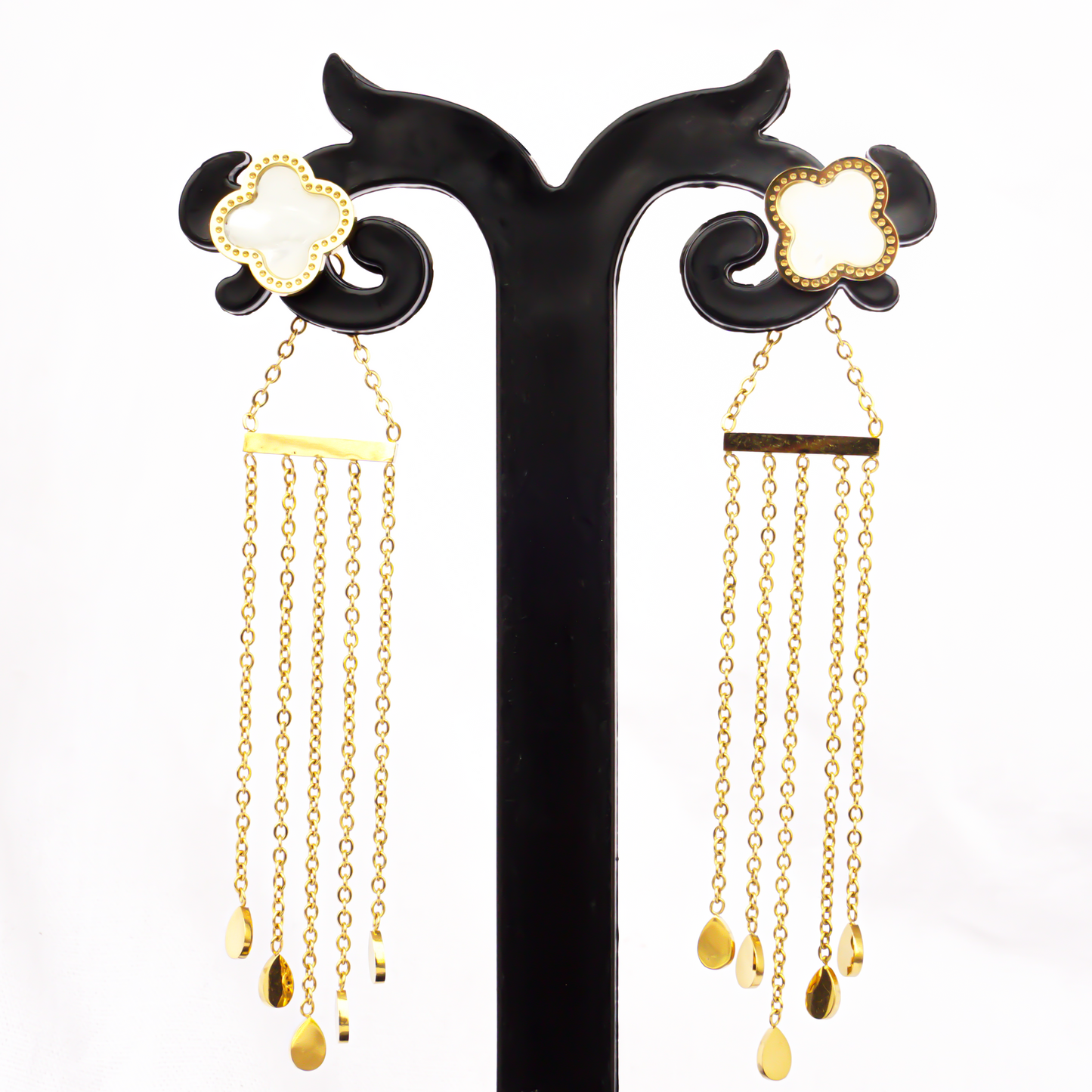 Invisible clip on earrings