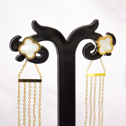 Invisible clip on earrings