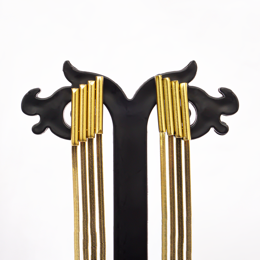 Rectangular Tassle Earring