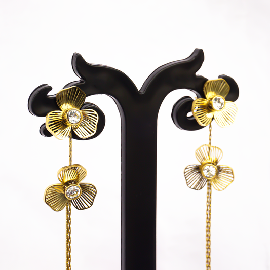 Blossom Cascade Statement Earrings
