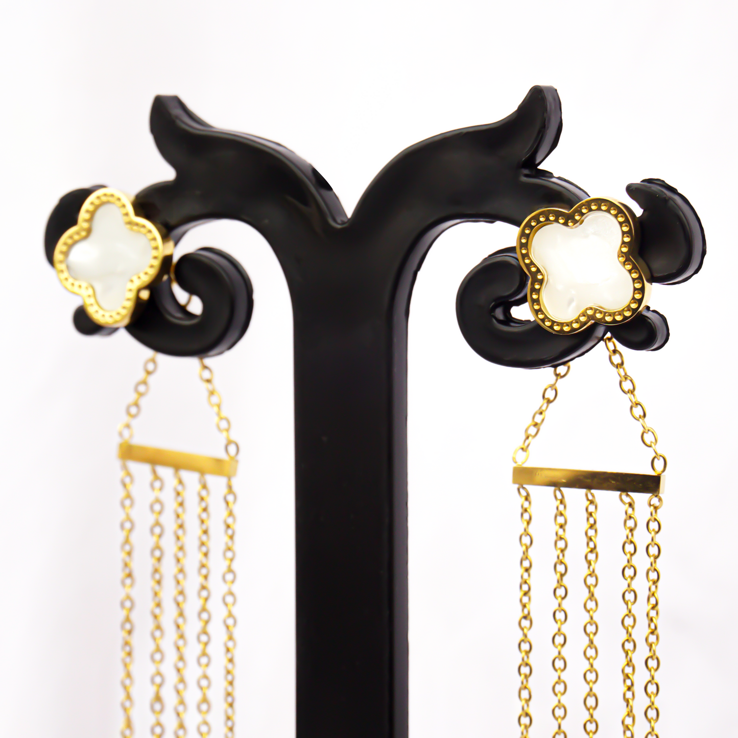 Invisible clip on earrings