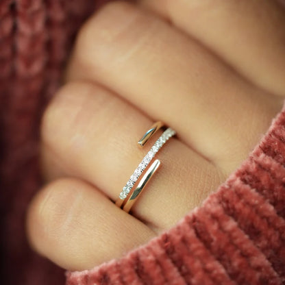 Three layer Wedding Band