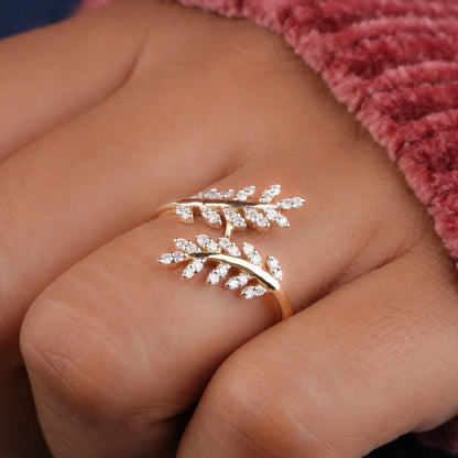 Olive Branch Engagement Ring