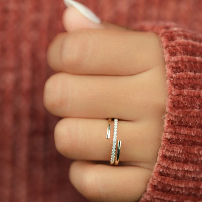 Three layer Wedding Band