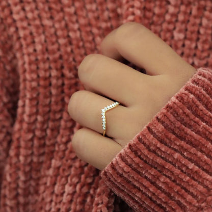 Pave Diamond Royal Ring For Women
