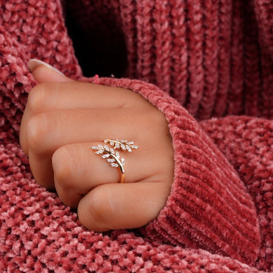 Olive Branch Engagement Ring