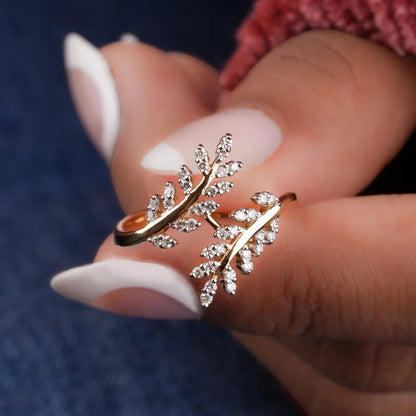 Olive Branch Engagement Ring