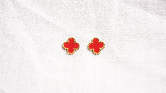 Anti Tarnish Cute Lil Red Stud Earring