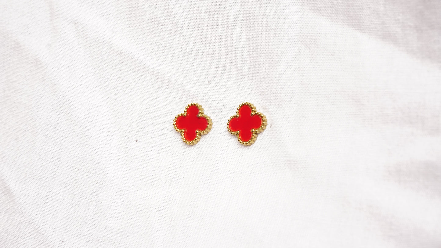 Anti Tarnish Cute Lil Red Stud Earring