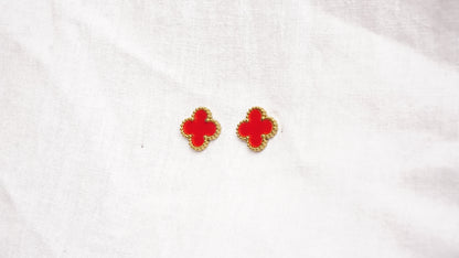 Anti Tarnish Cute Lil Red Stud Earring