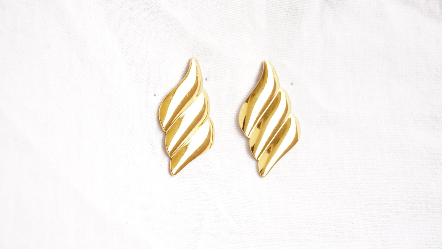 Angel Wing Stud Earrings Women