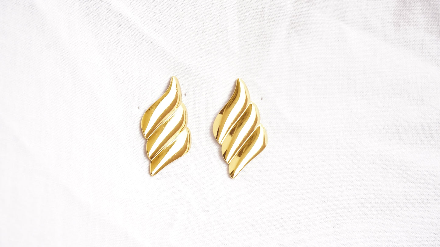 Angel Wing Stud Earrings Women