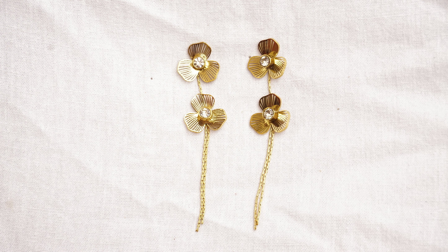 Blossom Cascade Statement Earrings