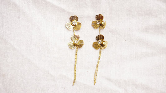 Blossom Cascade Statement Earrings