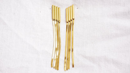 Rectangular Tassle Earring