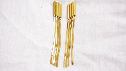 Rectangular Tassle Earring