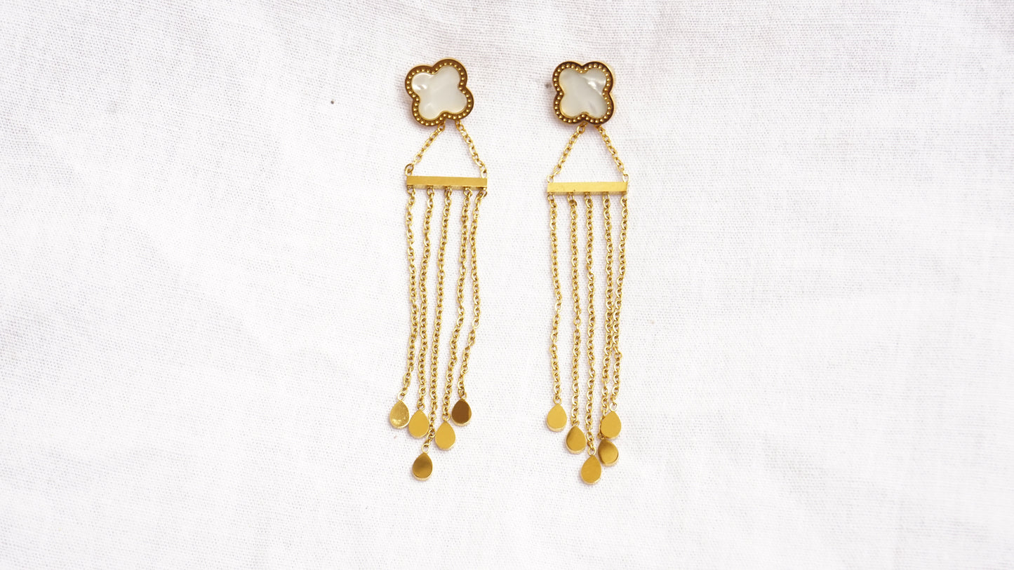Invisible clip on earrings