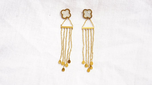 Invisible clip on earrings