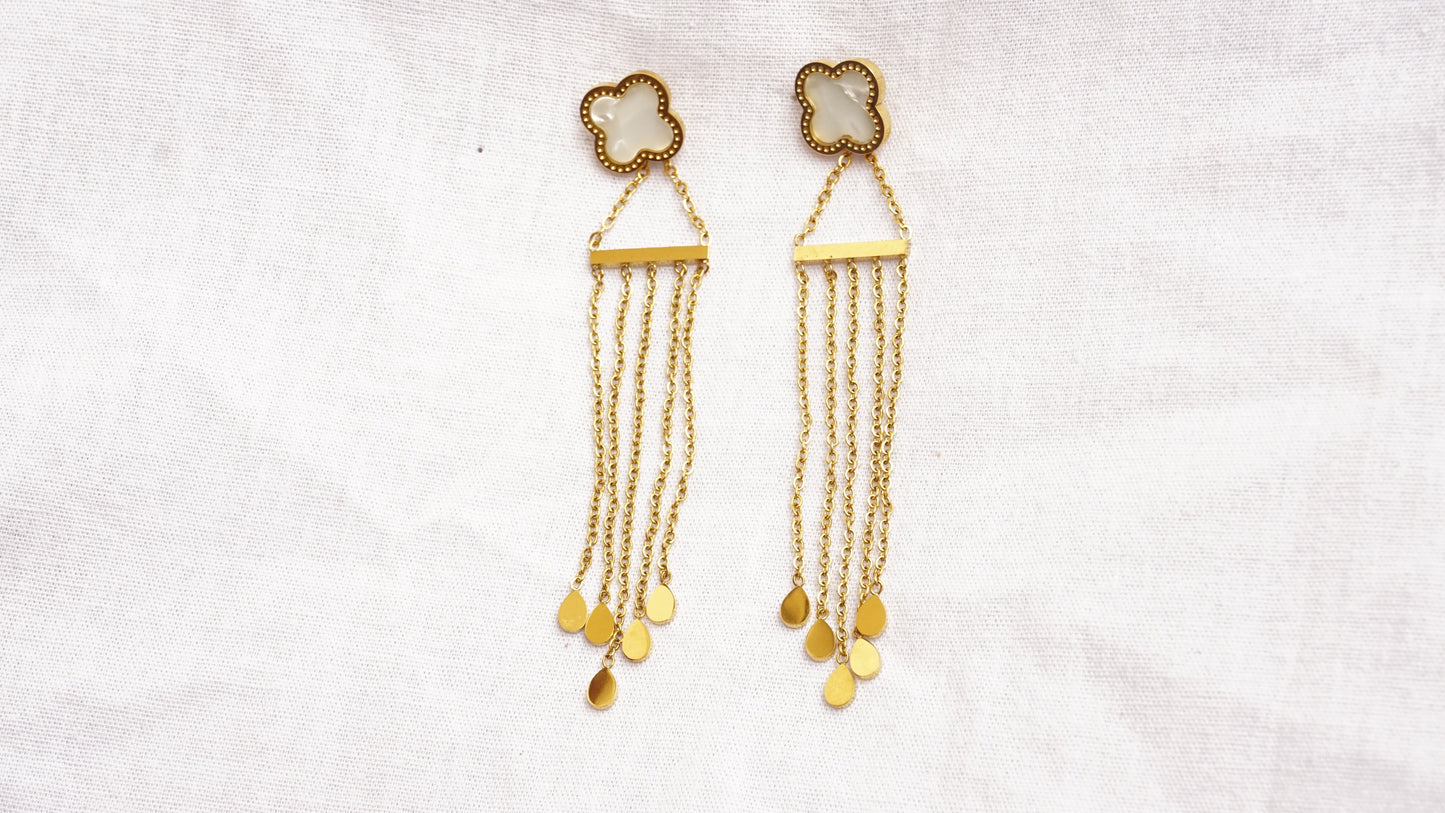 Invisible clip on earrings