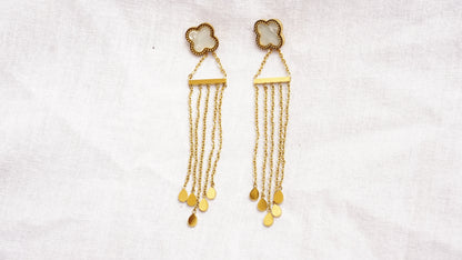 Invisible clip on earrings