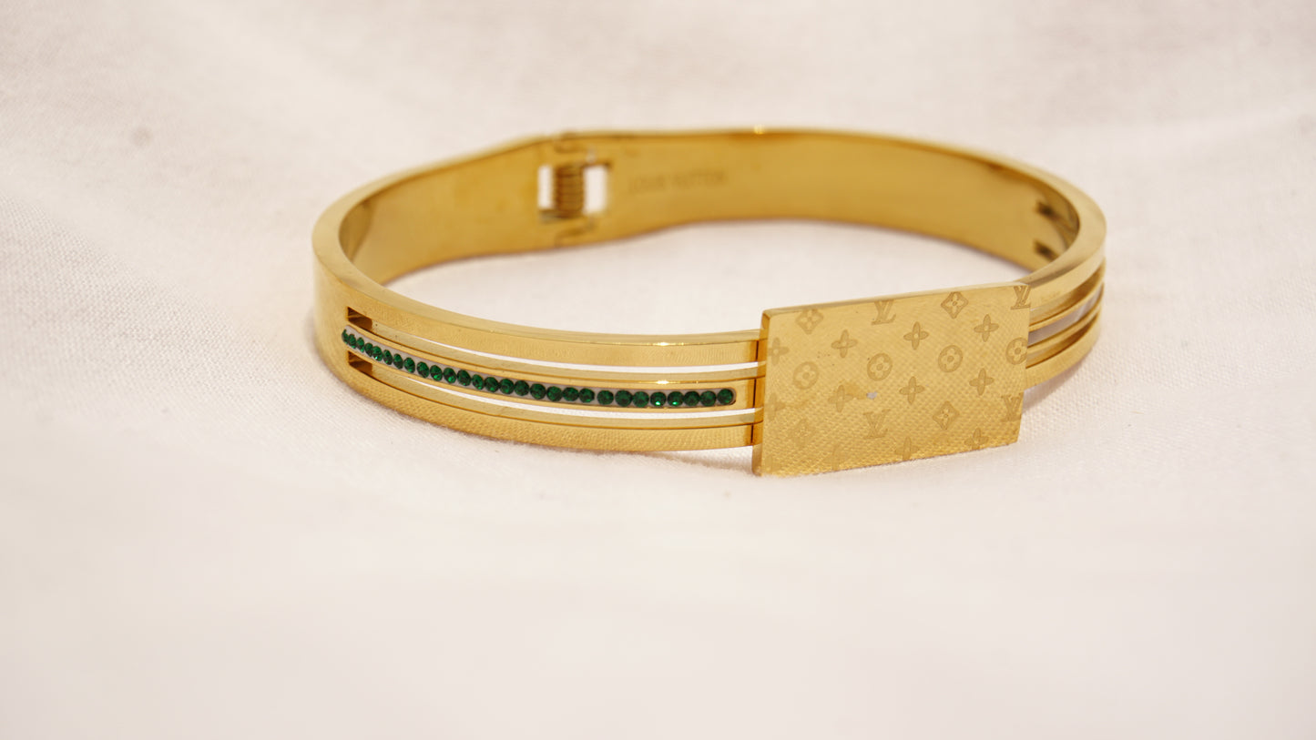 Emerald Green Crystal Bracelet