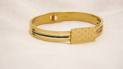 Emerald Green Crystal Bracelet