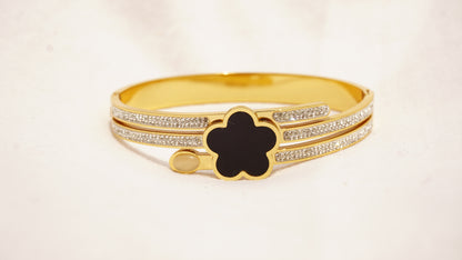 Stainless Steel Flower Bracelet