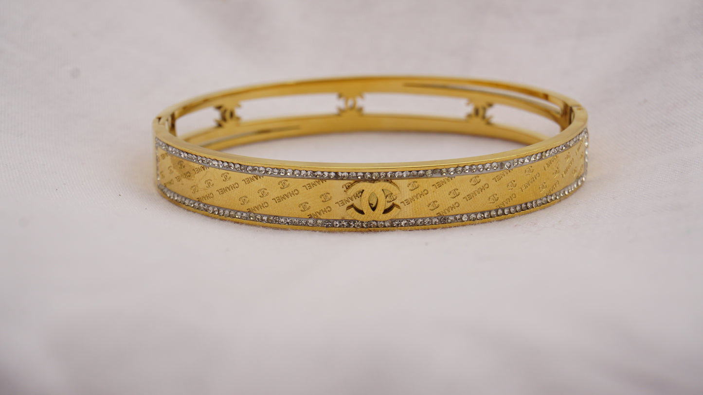 Elegant Designer Bracelet with Crystal Accents