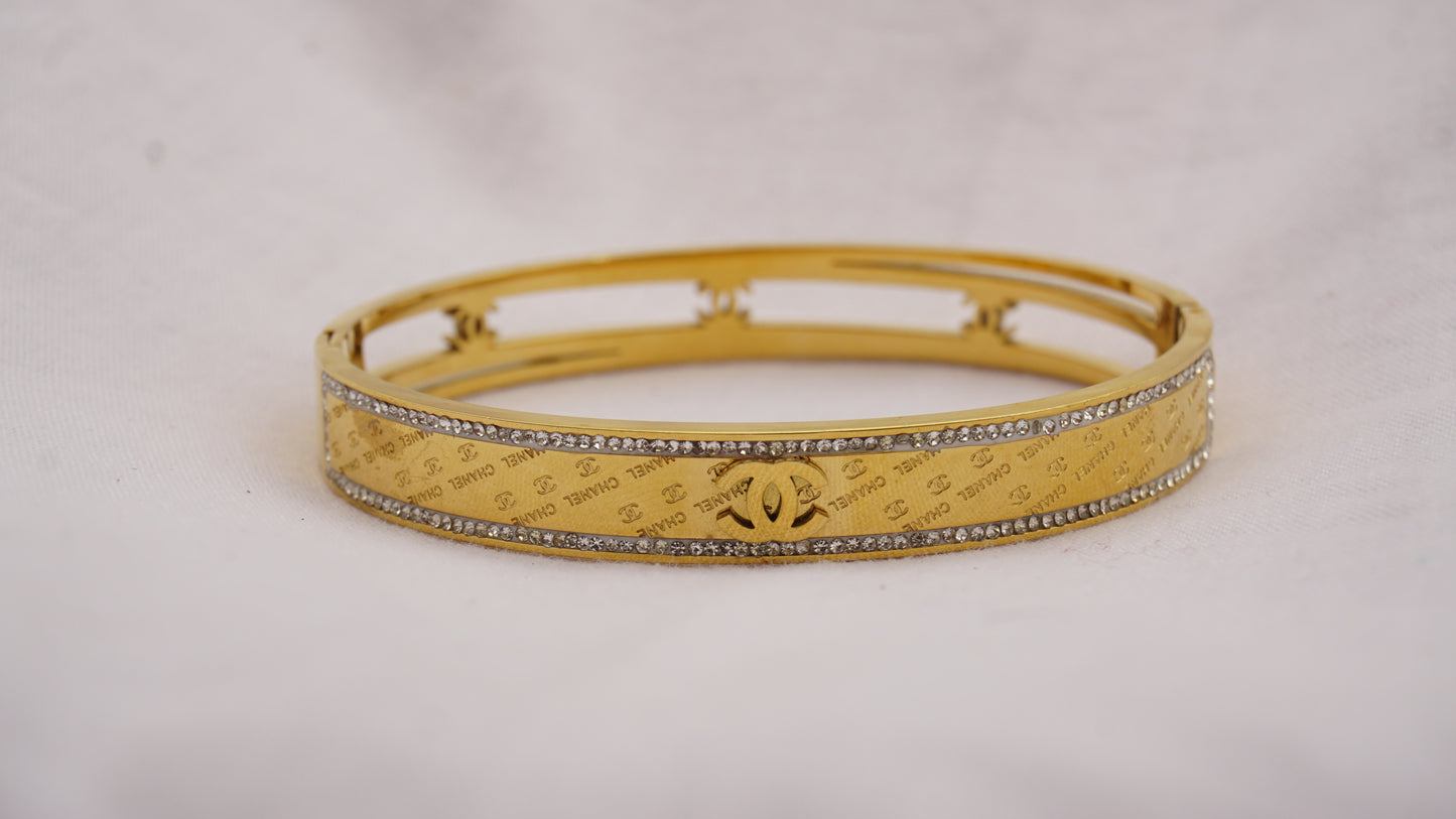 Elegant Designer Bracelet with Crystal Accents