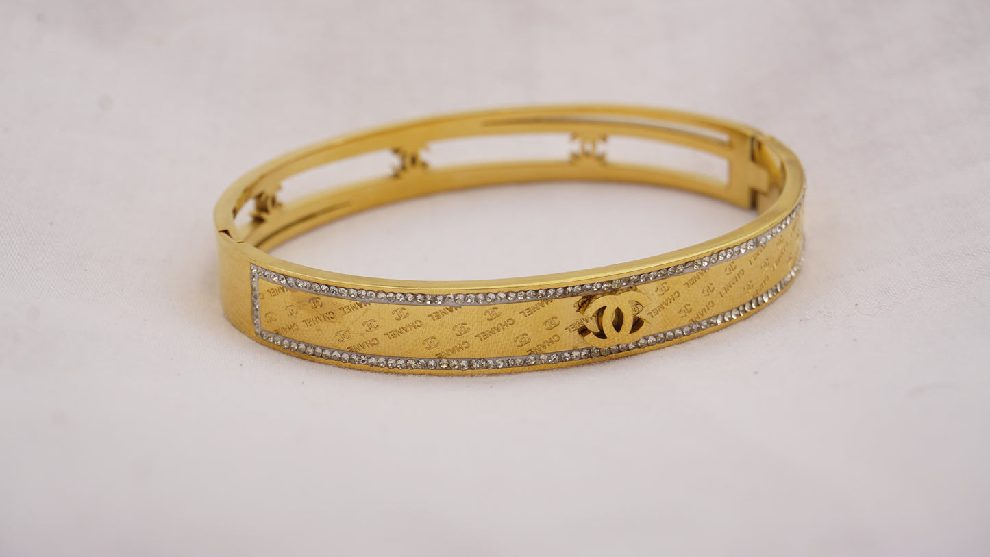 Elegant Designer Bracelet with Crystal Accents