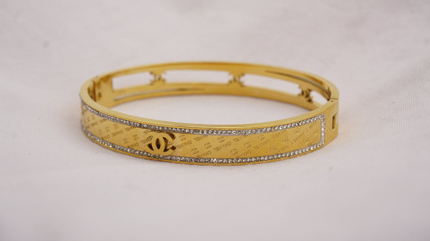 Elegant Designer Bracelet with Crystal Accents