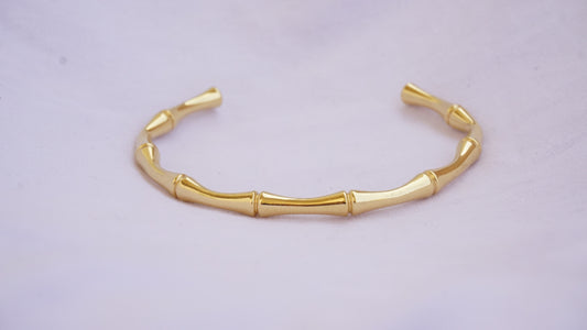 Bamboo Design Bangle Bracelet