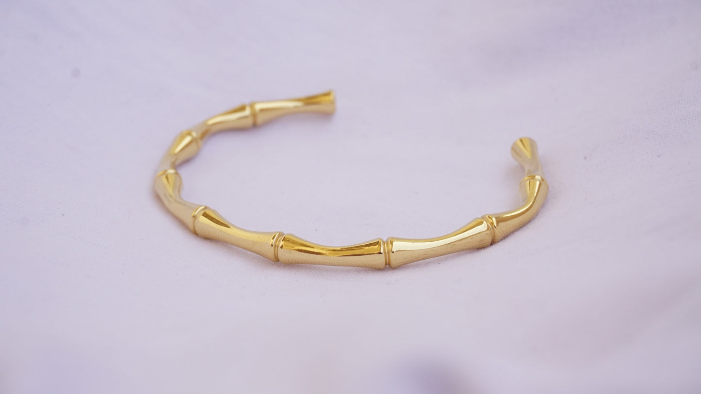 Bamboo Design Bangle Bracelet