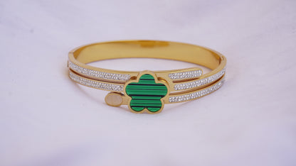 Stainless Steel Flower Bracelet