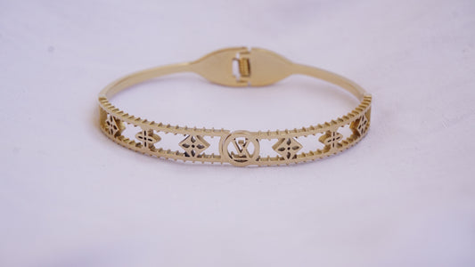 Stainless Steel Rhodium Kada