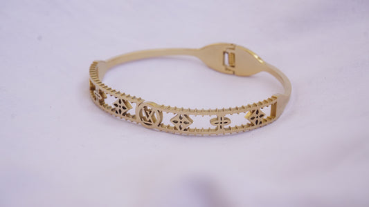 Stainless Steel Rhodium Kada