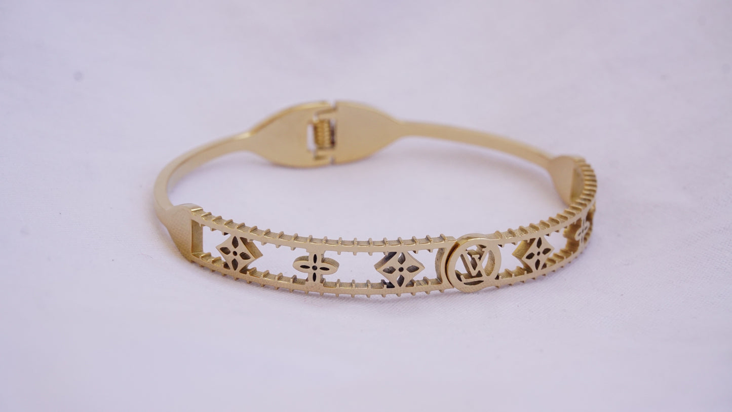 Stainless Steel Rhodium Kada