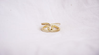Stainless Steel Gold Plated Ring