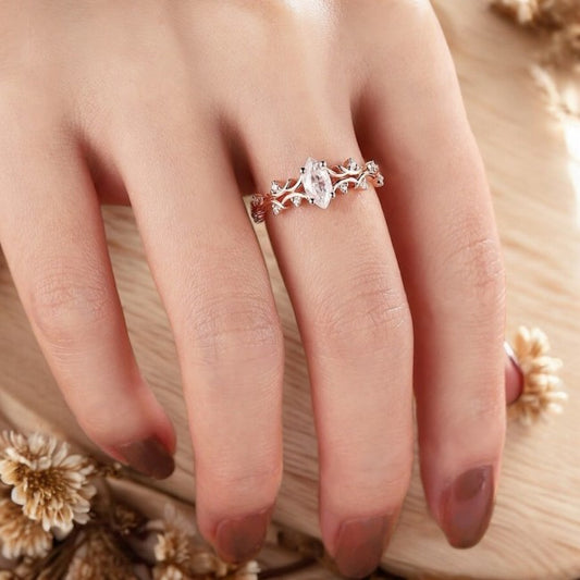 Marquise Diamond Design Engagement Ring