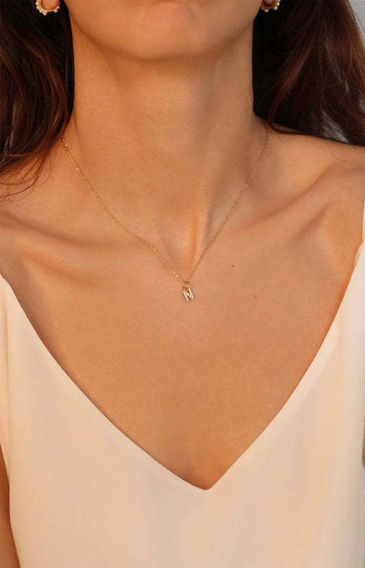Single Dainty Silver Necklace Gift For Her