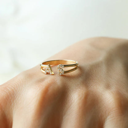 Make It Personal – Diamond Letter Ring