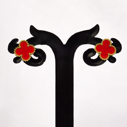 Anti Tarnish Cute Lil Red Stud Earring