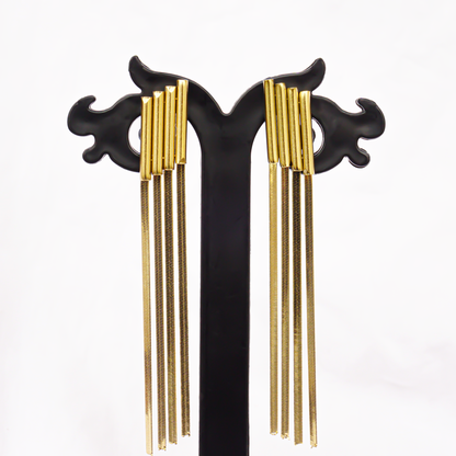 Rectangular Tassle Earring