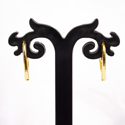 Anti Tarnish Heart Shaped Hoop Earring