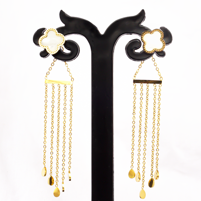 Invisible clip on earrings