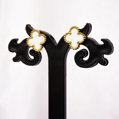 Clover Leaf stud Earrings