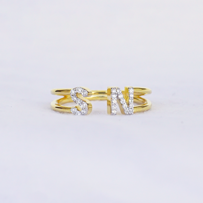 Custom Personalized Letters Ring    Your Signature, Your Style