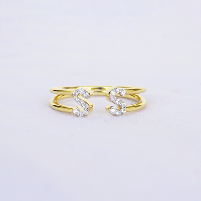 Make It Personal – Diamond Letter Ring
