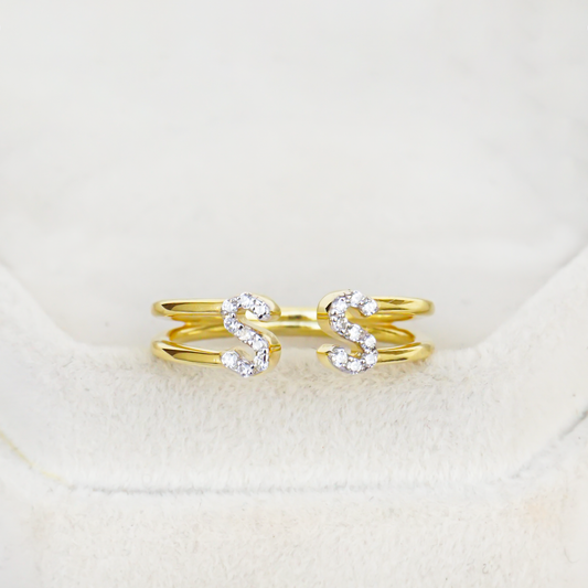 Make It Personal – Diamond Letter Ring